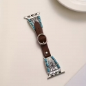 ������� TGM Bracer Band Flower 38/40/41/42mm Brown/Silver