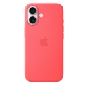 Acc. ����� ��� iPhone 17 Apple Silicone Case with MagSafe Bright Guava (������) (�������) (MHVQ4)