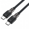 ���. ������ ACEFAST Data Cable USB-C to USB-C 60W (Black/Grey) (1.2m) (C10-03)